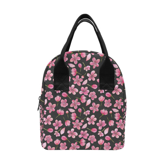 Apple blossom Pattern Print Design AB03 Insulated Lunch Bag