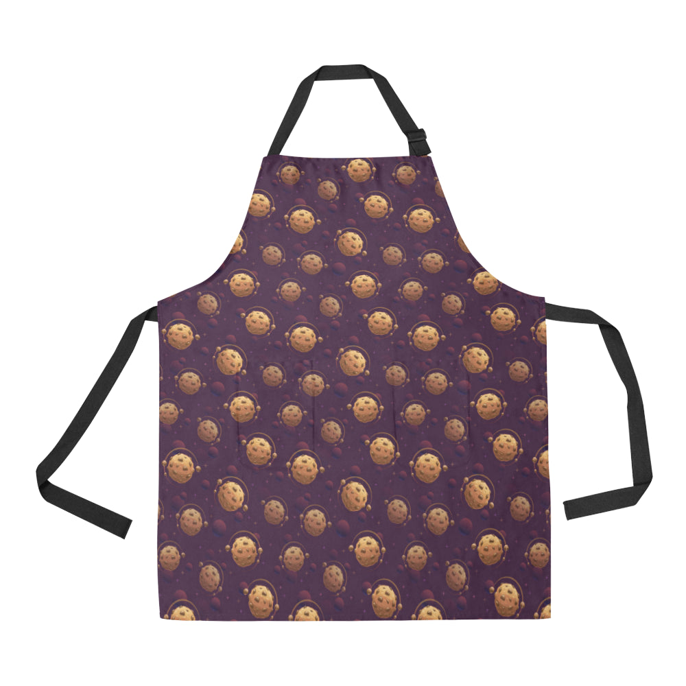 Cookie Pattern Print Design 03 Apron with Pocket