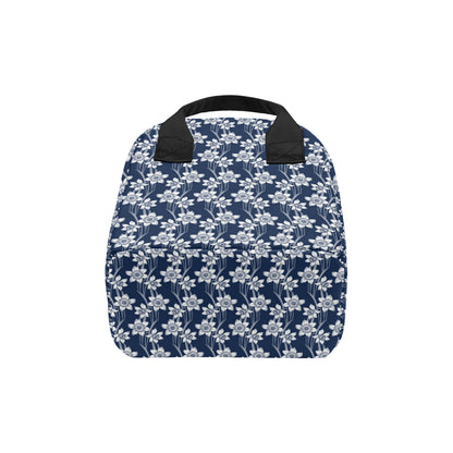 Daffodils Pattern Print Design DF09 Insulated Lunch Bag