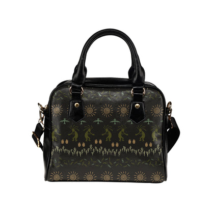 Mayan Pattern Print Design 04 Shoulder Handbag
