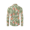 Bird Of Paradise Pattern Print Design BOP08 Men's Long Sleeve Shirt