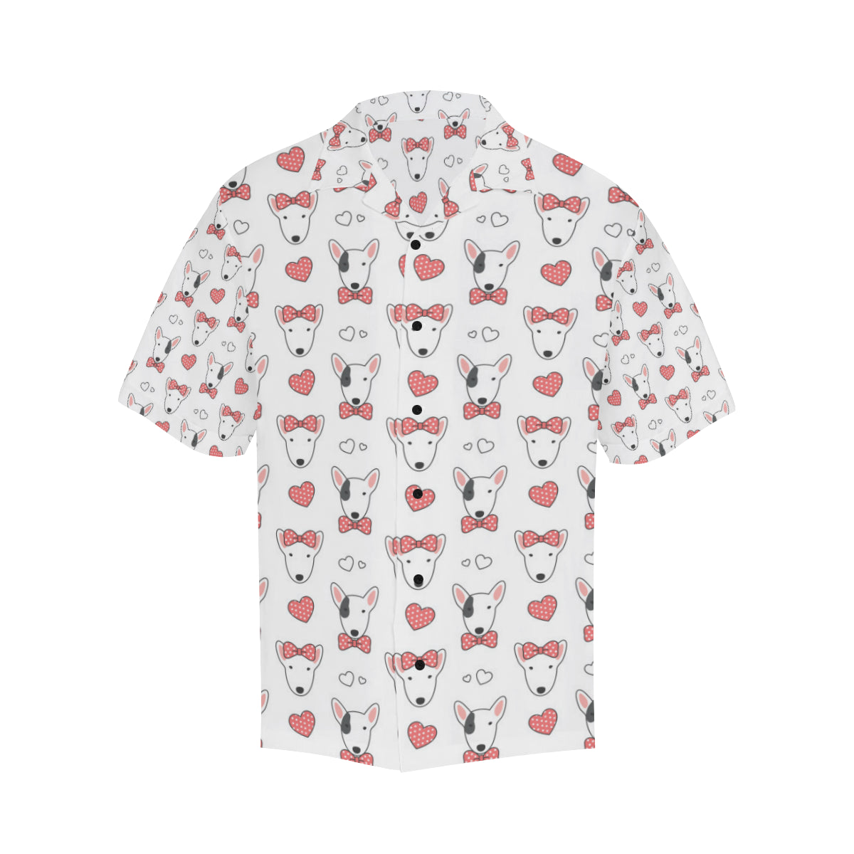 Bull Terriers Pattern Print Design 08 Men's Hawaiian Shirt