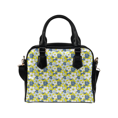 Daffodils Pattern Print Design 01 Shoulder Handbag
