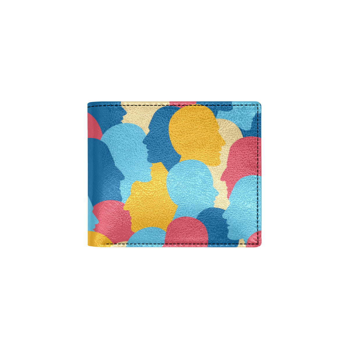 Psychology Pattern Print Design A02 Men's ID Card Wallet