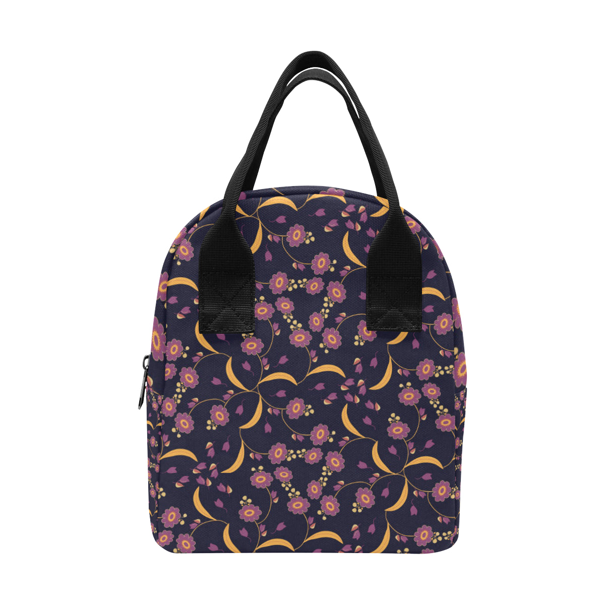 Anemone Pattern Print Design AM012 Insulated Lunch Bag