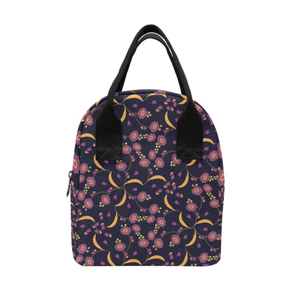 Anemone Pattern Print Design AM012 Insulated Lunch Bag