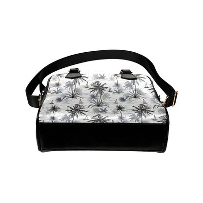 Pacific island Pattern Print Design A04 Shoulder Handbag