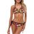 Poinsettia Pattern Print Design POT06 Bikini