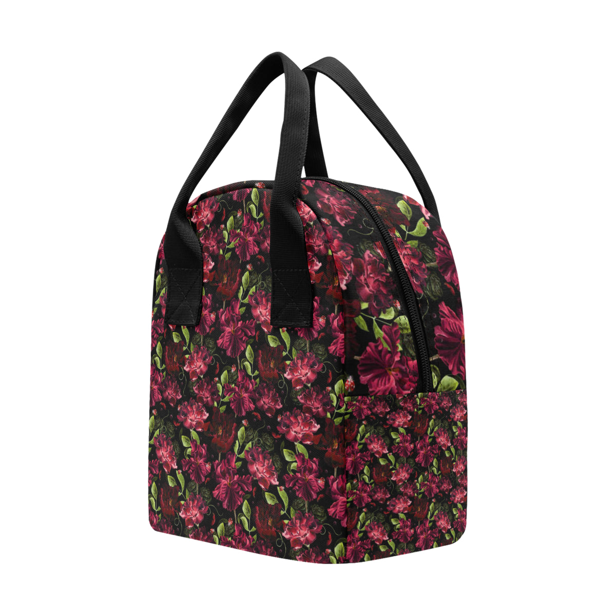 Iris Pattern Print Design IR03 Insulated Lunch Bag