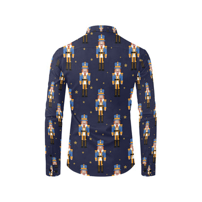 Nutcracker Pattern Print Design A04 Men's Long Sleeve Shirt