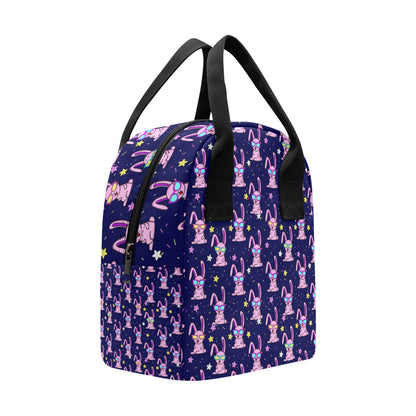 Rabbit Baby Pattern Print Design RB015 Insulated Lunch Bag