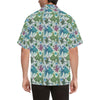 Angelfish Tribal Pattern Print Design 01 Men's Hawaiian Shirt