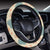 Christian Symbol Pattern Steering Wheel Cover with Elastic Edge