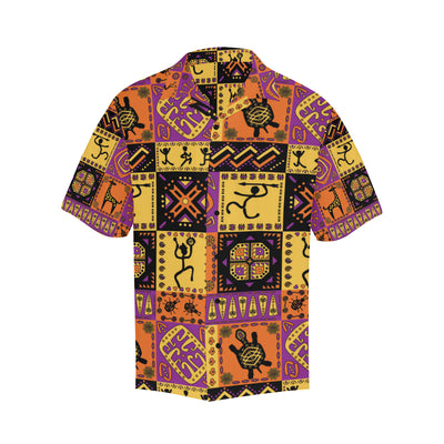 African Pattern Print Design 02 Men's Hawaiian Shirt