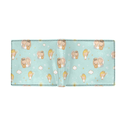 Christian Pattern Print Design 01 Men's ID Card Wallet