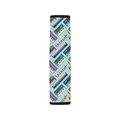 Synthesizer Pattern Print Design 02 Car Seat Belt Cover