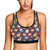 Cupcakes Party Print Pattern Sports Bra