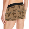 Moose Pattern Print Design 03 Men's Boxer Briefs