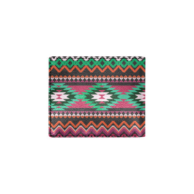 Mexican Pattern Print Design 01 Men's ID Card Wallet