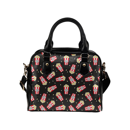 Popcorn Pattern Print Design A01 Shoulder Handbag