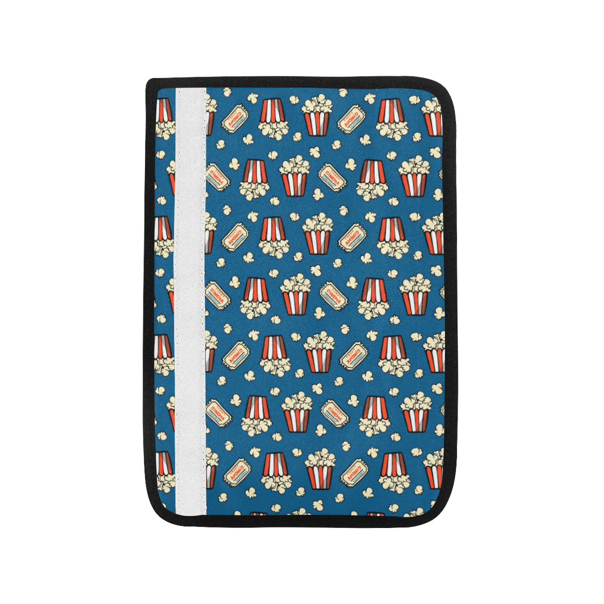 Popcorn Pattern Print Design A03 Car Seat Belt Cover