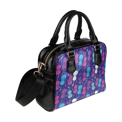 Cello Pattern Print Design 01 Shoulder Handbag