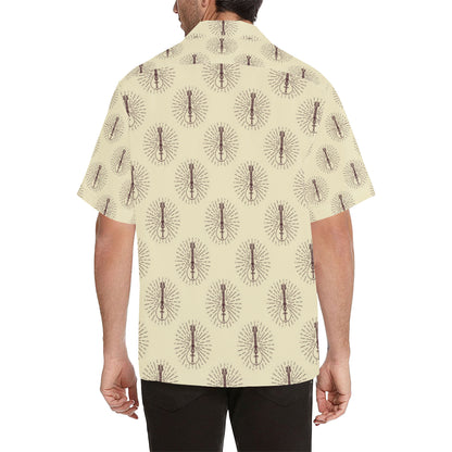 Mandolin Pattern Print Design 02 Men's Hawaiian Shirt