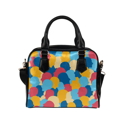 Psychology Pattern Print Design A02 Shoulder Handbag
