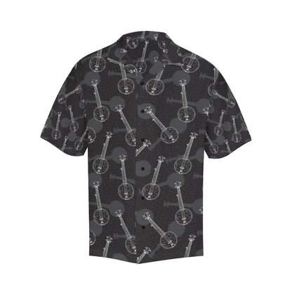 Banjo Pattern Print Design 03 Men's Hawaiian Shirt