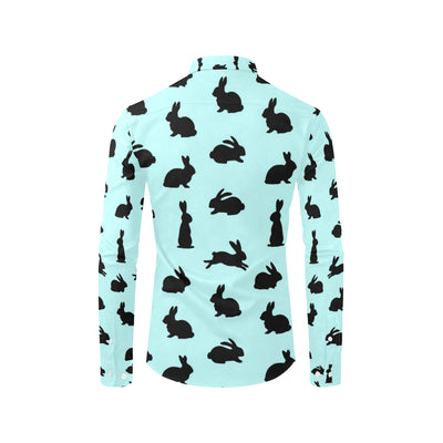 Rabbit Pattern Print Design RB010 Men's Long Sleeve Shirt