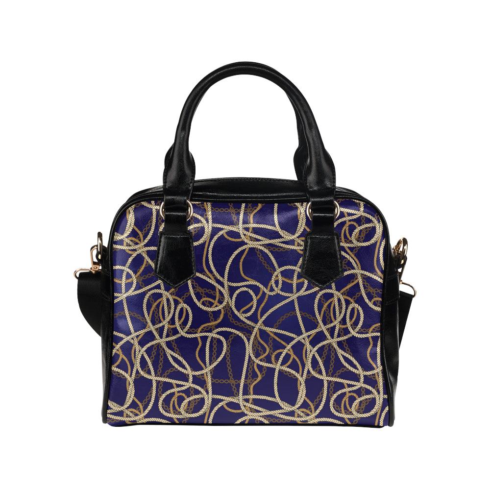 Rope Pattern Print Design A01 Shoulder Handbag