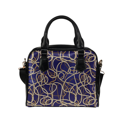 Rope Pattern Print Design A01 Shoulder Handbag