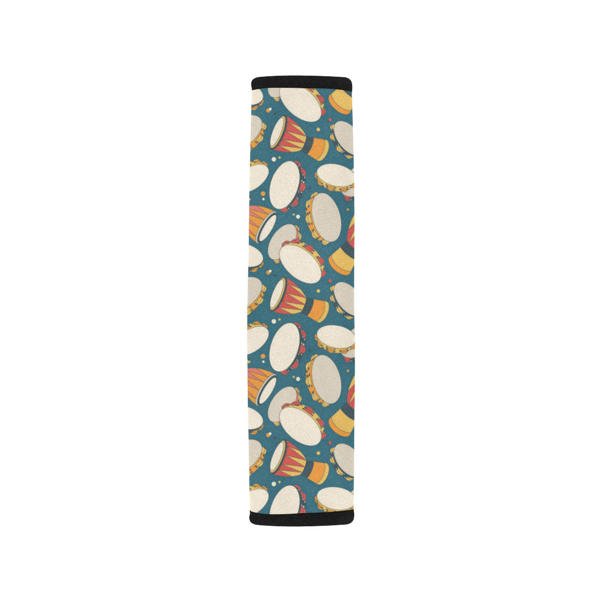 Tambourine Pattern Print Design 01 Car Seat Belt Cover