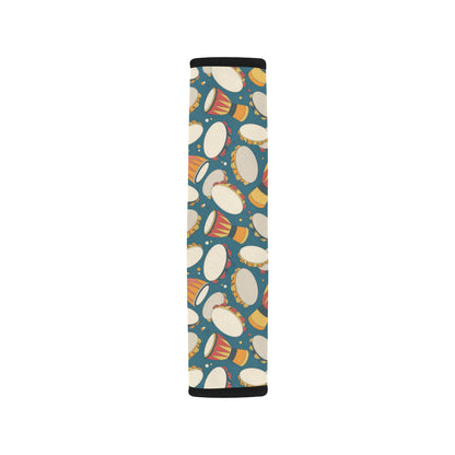 Tambourine Pattern Print Design 01 Car Seat Belt Cover