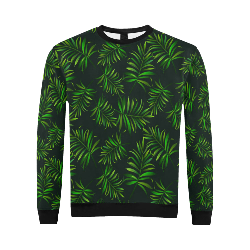 Rainforest Pattern Print Design RF03 Men Long Sleeve Sweatshirt