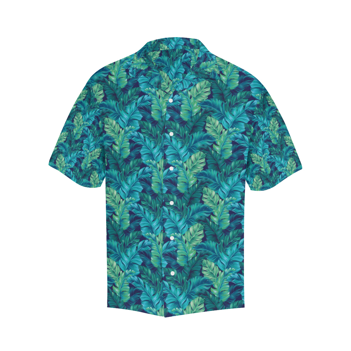Banana Leaf Pattern Print Design 06 Men's Hawaiian Shirt