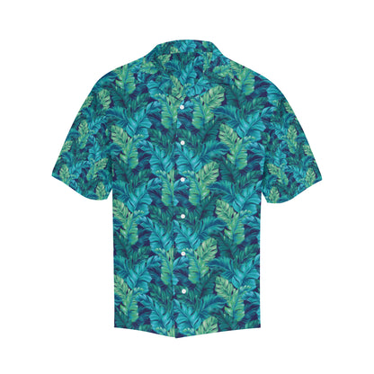 Banana Leaf Pattern Print Design 06 Men's Hawaiian Shirt