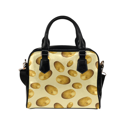 Potato Pattern Print Design A01 Shoulder Handbag