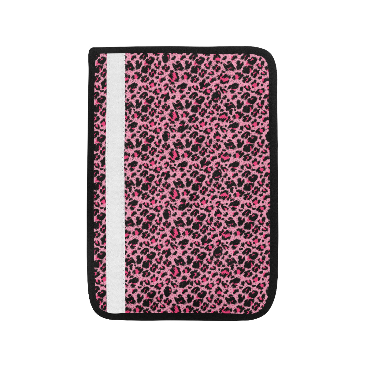 Cheetah Pink Pattern Print Design 01 Car Seat Belt Cover