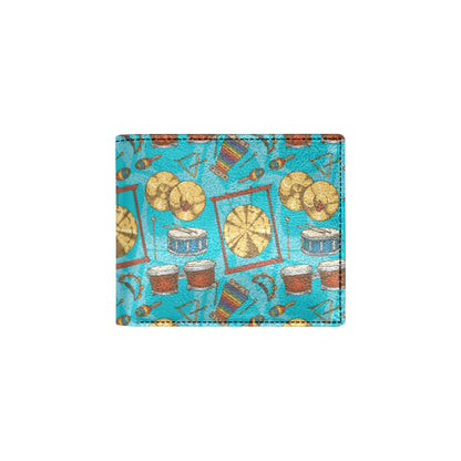Percussion Pattern Print Design 03 Men's ID Card Wallet