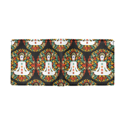 Chakra Yoga Men's ID Card Wallet