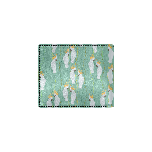 Cockatoo Pattern Print Design 01 Men's ID Card Wallet
