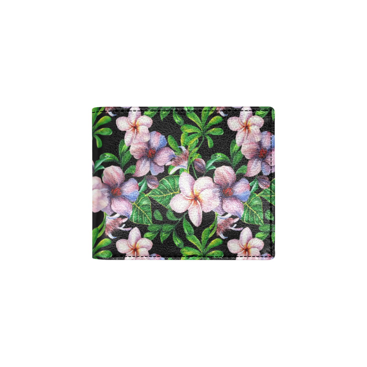 Plumeria Pattern Print Design PM01 Men's ID Card Wallet