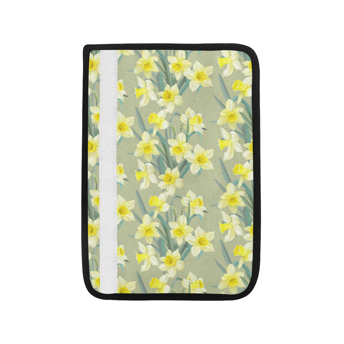 Daffodils Pattern Print Design DF01 Car Seat Belt Cover