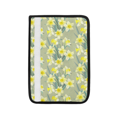 Daffodils Pattern Print Design DF01 Car Seat Belt Cover