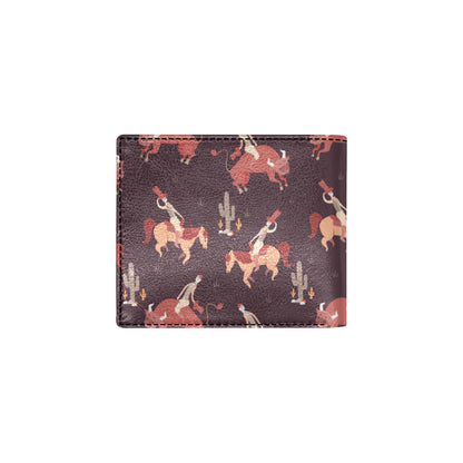 Rodeo Pattern Print Design A01 Men's ID Card Wallet