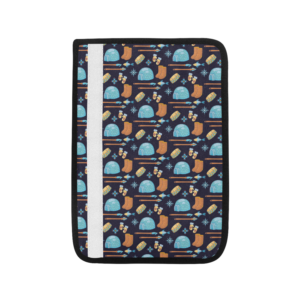Eskimo Pattern Print Design 02 Car Seat Belt Cover