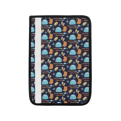 Eskimo Pattern Print Design 02 Car Seat Belt Cover