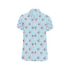 Cow Pattern Print Design 07 Men's Short Sleeve Button Up Shirt