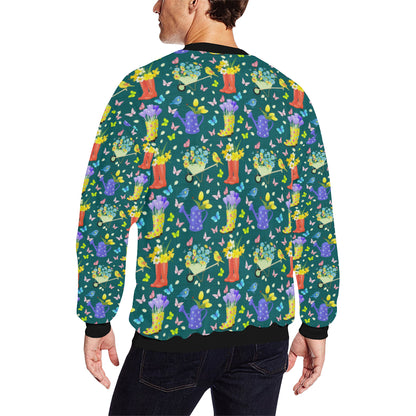 Gardening Pattern Print Design G08 Men Long Sleeve Sweatshirt